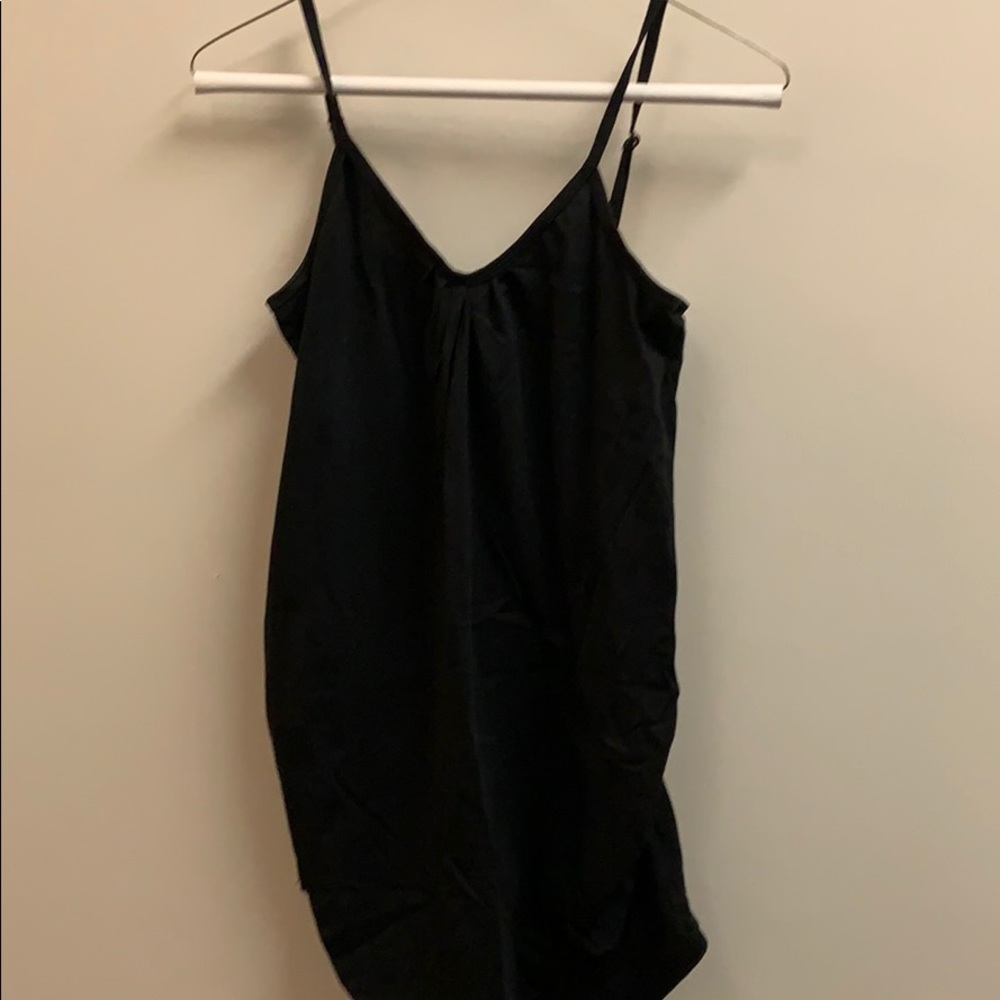 Black maternity camisole tank